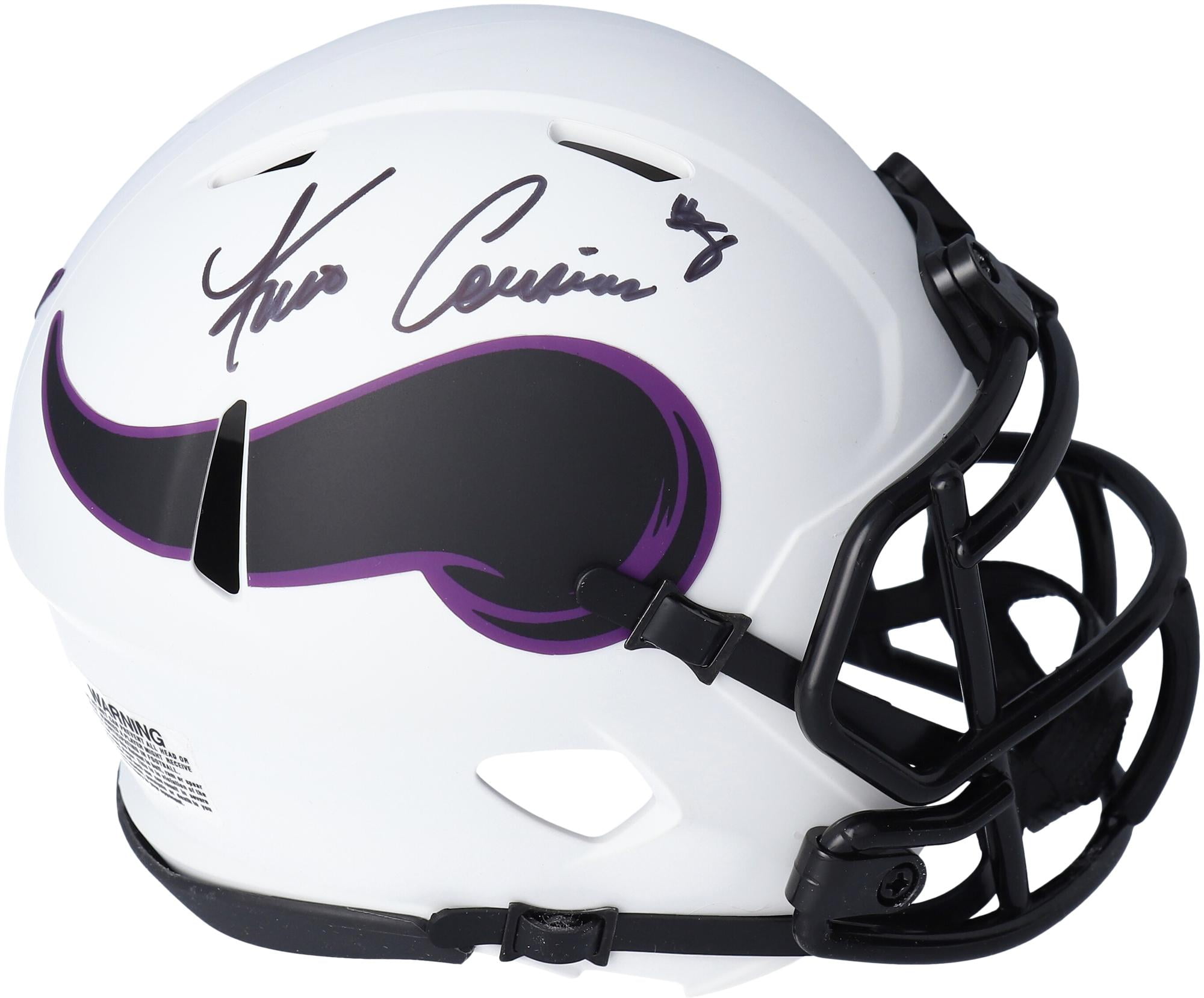 minnesota vikings autographed mini helmet