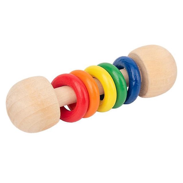Campana infantil de madera de colores