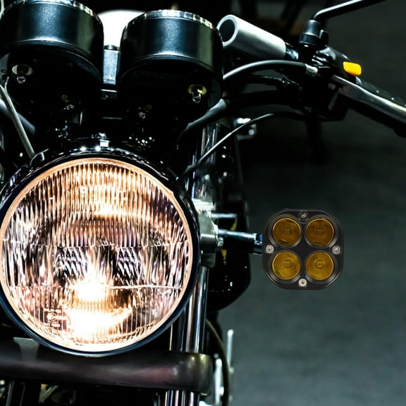 GARVALON 1Pack Motorcycle Fog Lights Led Kit With Wide Voltage Range 12-80V 3 Inch