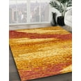 thumbnail image 2 of Ahgly Company Indoor Rectangle Abstract Orange Red Abstract Area Rugs, 6' x 9', 2 of 6