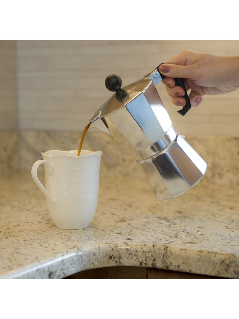 Primula TODAY Mario Aluminum 6 Cup Stovetop Espresso Maker