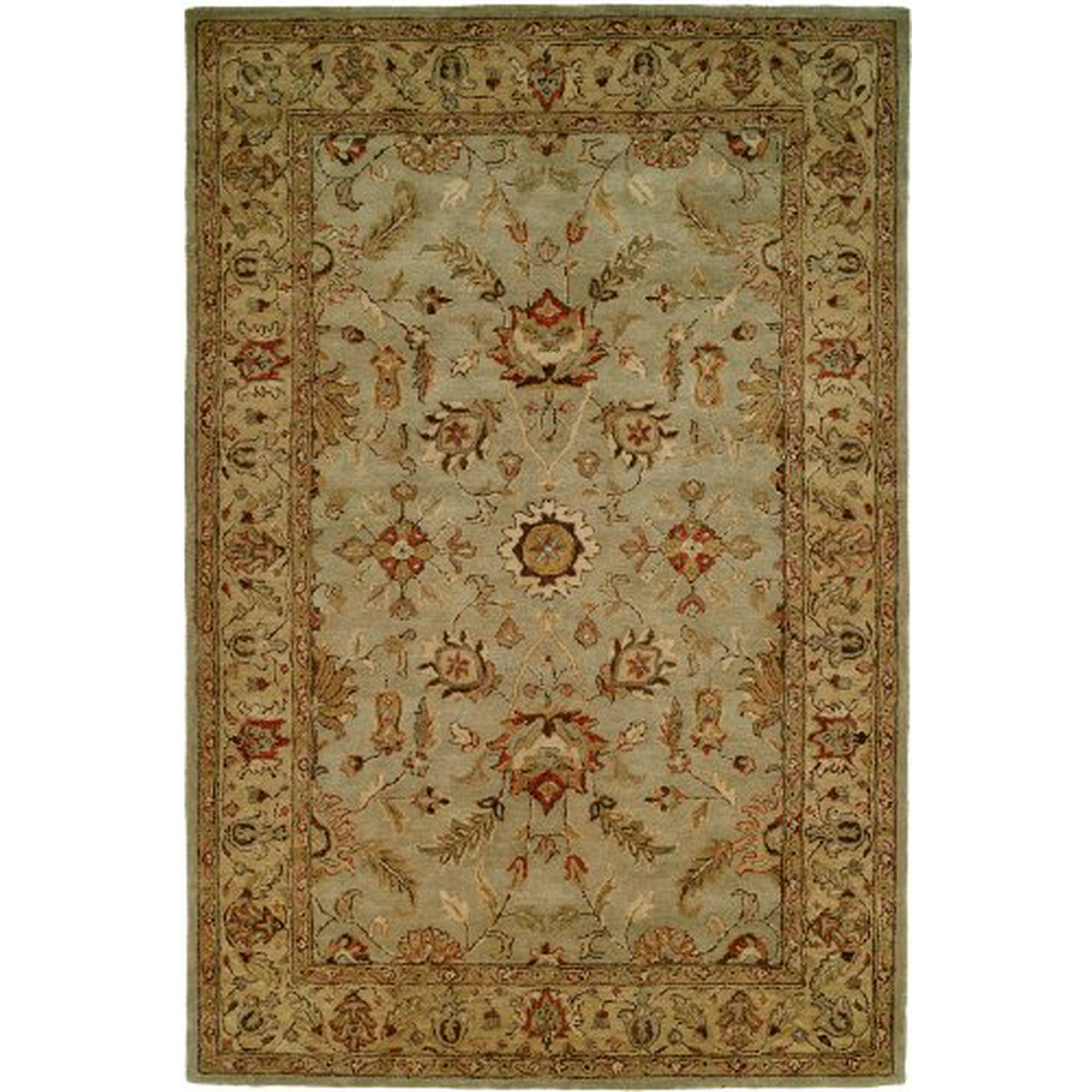Kalaty Empire Em 2 Hand Tufted Area Rug 9 Feet 6 Inch By 13 Feet 6 Inch Light Blue Gold Walmart Canada