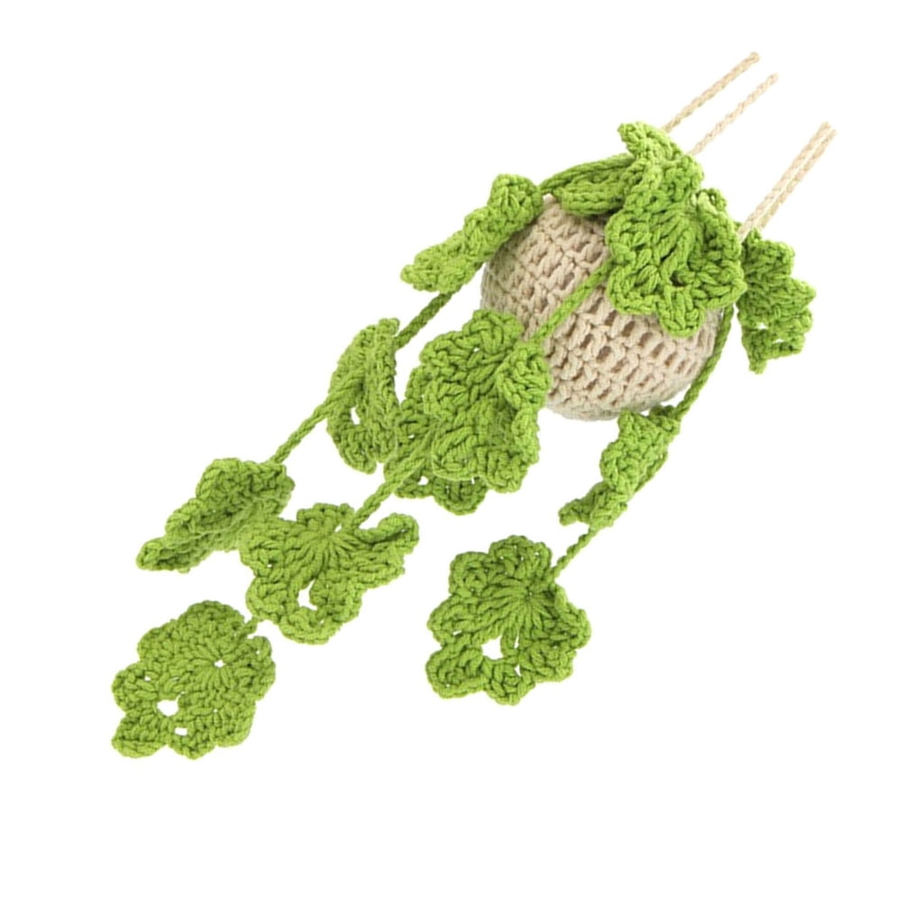 Crochet Kits Hanging Potted Plant Crochet Material with Yarn Crochet Hooks DIY Crochet Starter Kits for Beginners Adults