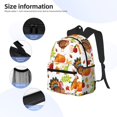 thumbnail image 5 of Fotbe Thanksgiving Turkey Lightweight Casual Laptop Backpack for Men and Women, Daily use Waterproof backpack, Backpack for College, 5 of 8