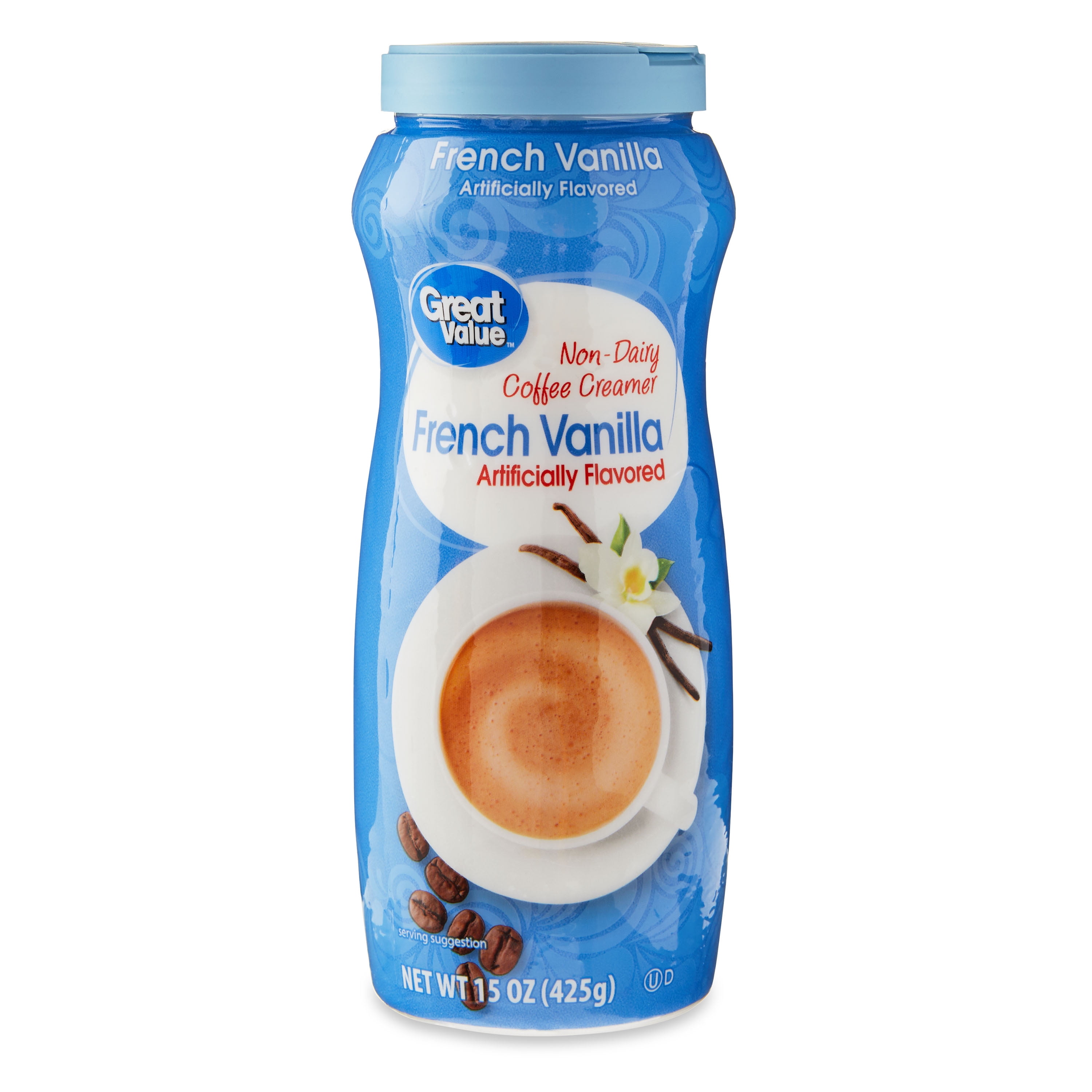 Great Value French Vanilla Non-Dairy Coffee Creamer, 15 oz