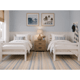 thumbnail image 5 of HH2Home Essentials Campbell Wood Twin over Twin Bunk Bed, White, 5 of 14