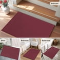 thumbnail image 6 of Red Solid Color Area Rugs Collection 2'x3', Aesthetics Contemporary Luxury Non Slip Indoor Rectangle Throw Runner Rug Floor Mat Carpet for Living Room Dining Table Bedroom Nursery, 6 of 9