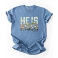thumbnail image 7 of He Is Risen Christian Shirt for Women - Easter Faith Graphic Tee Ivory Shirt Adult Large, 7 of 7