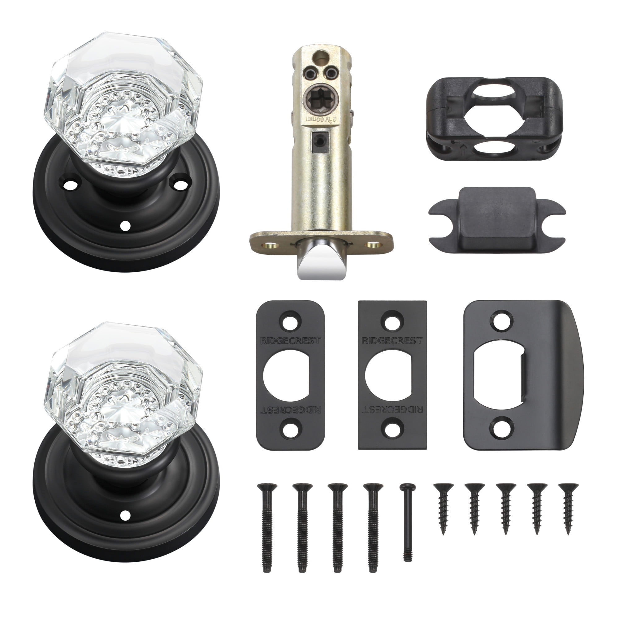Sure-Loc Torrey Privacy Door Knob Silver Nickel Nickel Finish