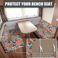 thumbnail image 2 of Aplkyhs Rose Skull RV Dinette Cushion Covers Stretchable RV Accessories for Inside Couch Cushion Covers Washable Furniture Covers for Sofa and Loveseat 1 Backrest Cover and 1 Bench Cover, 2 of 7