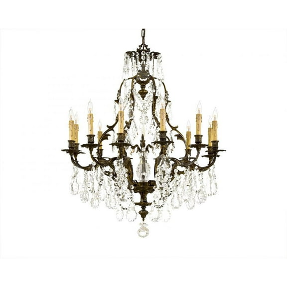 33 Inch Twelve Light Chandelier Minka Metropolitan N950201