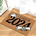 40x60cm Graduation Season Velvet Floor Mats Funny Graduation Season