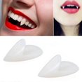 thumbnail image 1 of 1 Pair 19mm Halloween Party Dentures Props, 1 of 5