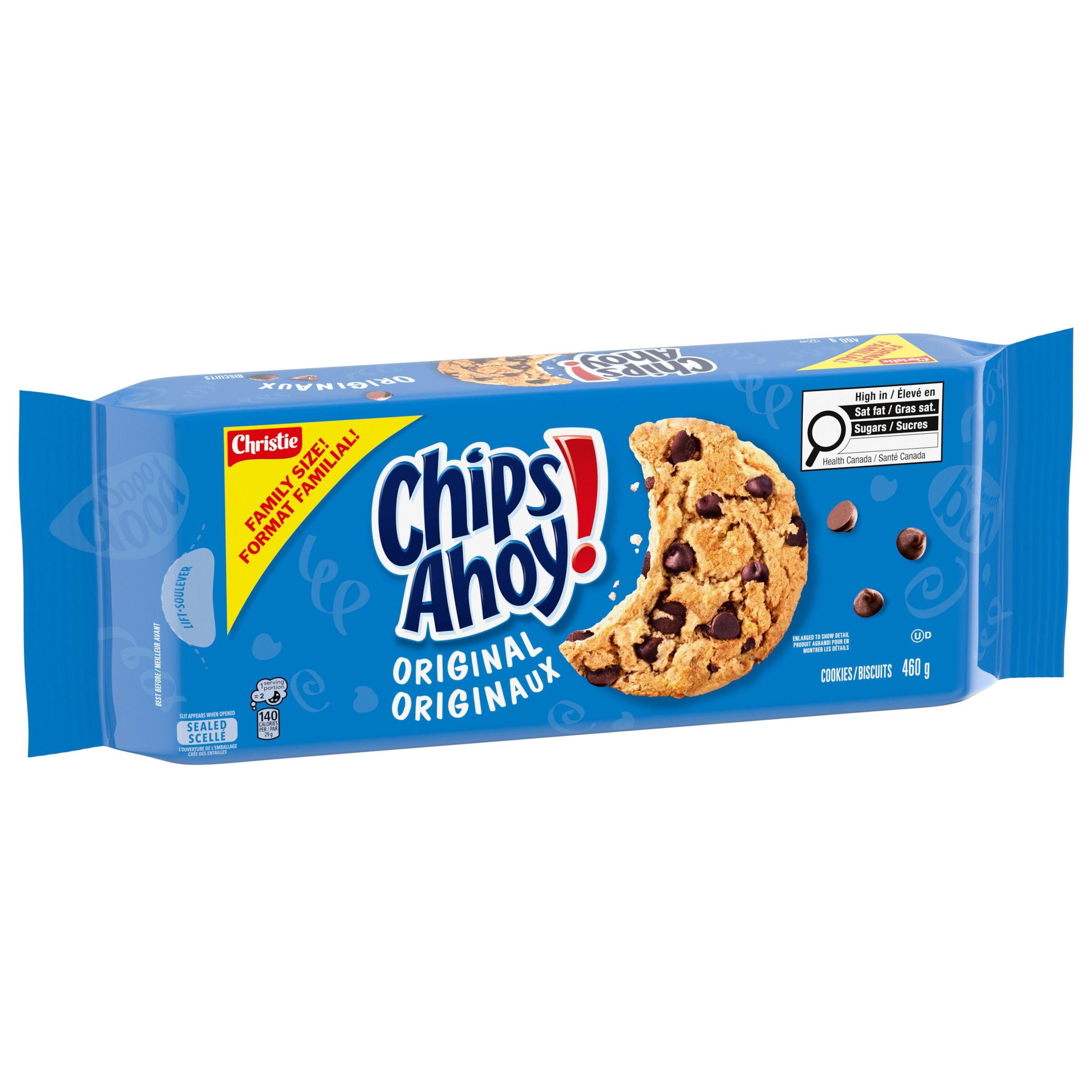 Chips Ahoy! Original Chocolate Chip Cookies, 1 Family Size Resealable Pack