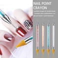 thumbnail image 5 of Nail Rhinestone Picker Dotting Tool , Dual-ended DIY Nail Art Tool With Acrylic Handle, 5 of 5
