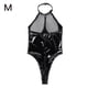 thumbnail image 1 of Lencería sexy Mono de baile de cuero sintético Body de motocicleta, sin cadena, M Jumpingount XX000053-03, 1 of 7