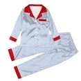 thumbnail image 3 of SUYIDA Christma Pajama Family Christmas Pjs Matching Sets with T-Shirt and Pants Holiday Family Sleepwear Pajamas, 3 of 7