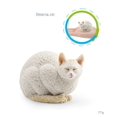 thumbnail image 1 of 1Pcs Cute Pet Cat  Figures Mini Ragdoll Sleeping Kitten Siamese PVC Figurine Miniature Kids Toy, 1 of 7