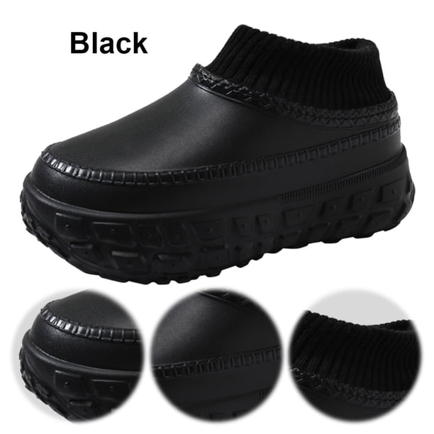 Zapatos Casa Invierno Mujer Hombre Piel Sintética Forrado Cálido Cómodo para Exteriores