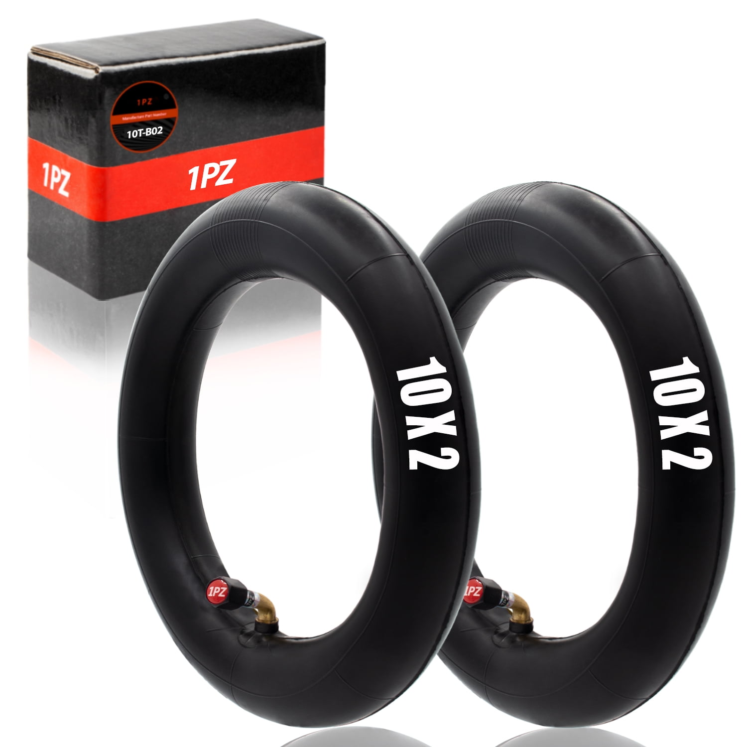 10 X 2.125 Outer Inner Tube For 10inch 10*2.125 Electric Scooter-2 Pack 