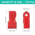 thumbnail image 2 of Uxcell Stop Peg Lock, Pegboard Hooks Anti Theft Lock for Mobile Accessories Shop Red 6 mm, 2 of 7