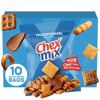 Chex Mix, Snack Mix, 2.5 oz, Bold Garlic and Herb Snack Cup