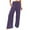 Purple, variant on Lixiuxyad Womens Pants Wide Leg High Waisted Palazzo Pants Summer Flowy Beach Casual Trousers with Pockets Black