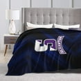 thumbnail image 4 of University A of Scranton Logo Fleece Blanket, Very Soft Microfiber Flannel Blanket for Couch Warm and Cozy for All Seasons, 4 of 6