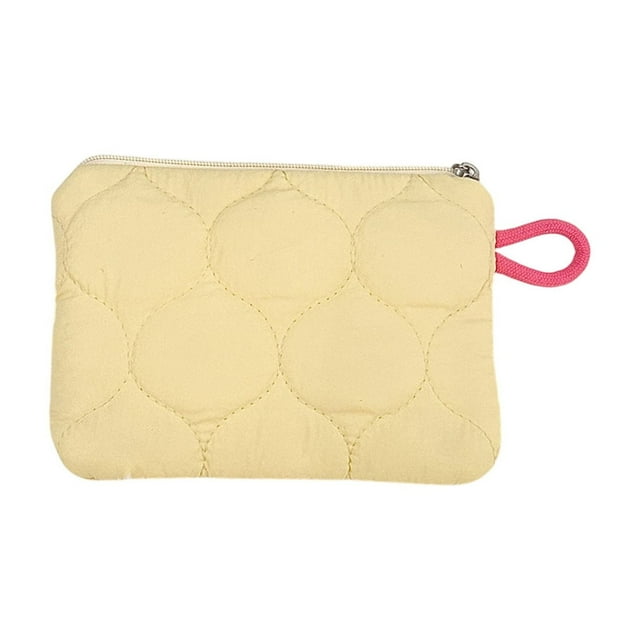 Fesfesfes Porte-Monnaie Portable pour Femmes Sac de Rangement pour Rouges à Lèvres Petite Pochette Pratique pour Usage Quotidien Format Compact Se Range dans des Sacs à Main Ou des Poches pour le Rangement