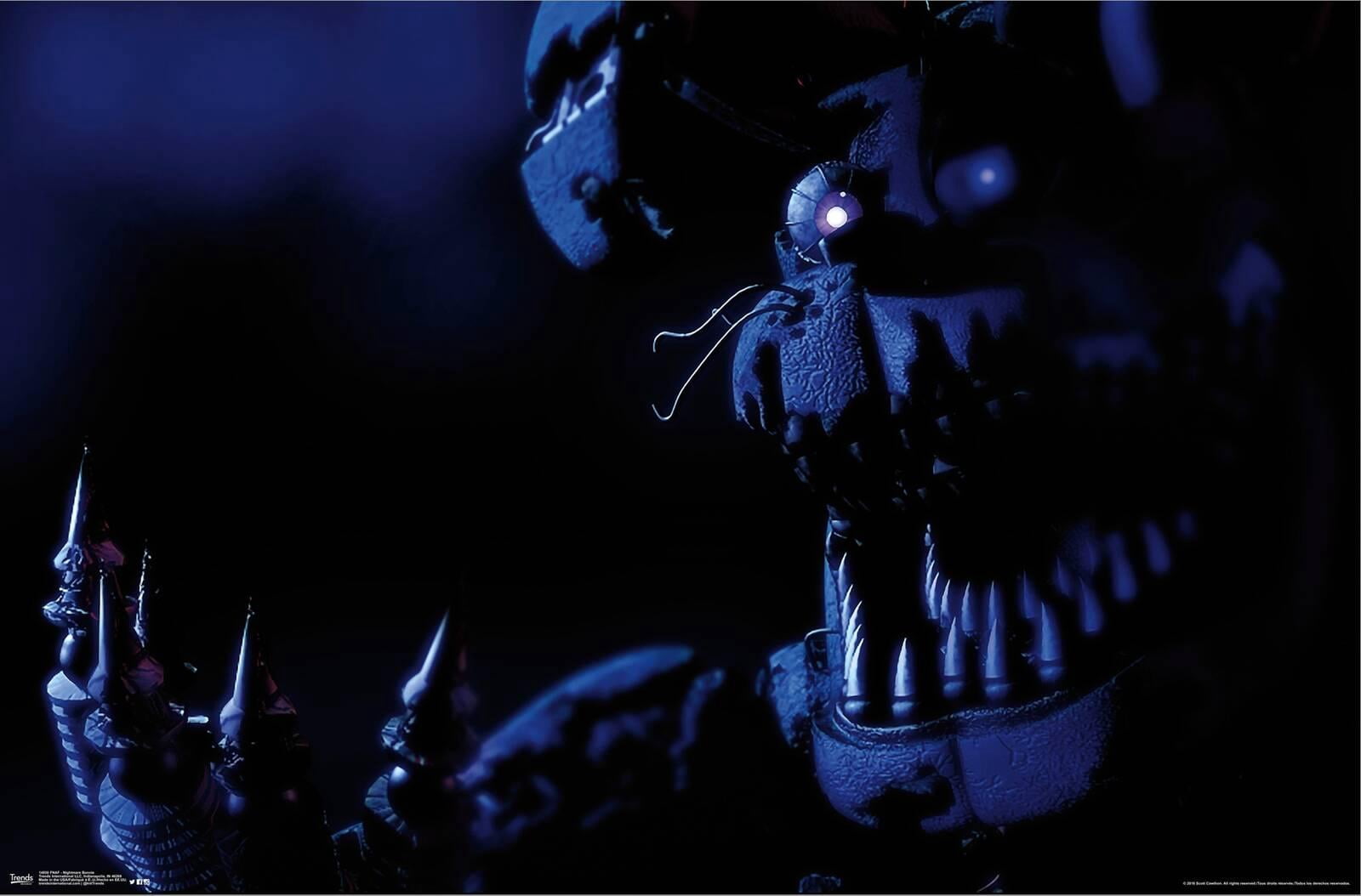 Five Nights at Freddy's - Nightmare Bonnie Canvas Wall Poster, 22.375" x 34"