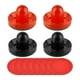 thumbnail image 1 of Empujadores Y Discos de Air Hockey Paletas de Air Hockey Empujador Deslizante Estándar de 96 Mm Discos de 2,5 Pulgadas para Fiestas de Hockey de Mesa Negro y rojo, 1 of 8