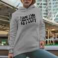 thumbnail image 2 of Sarcastic I Came, I Saw, I Had Anxiety, So I Left Quote, Groovy Retro Wavy Text Merch Gift, Heather Grey Hooded Sweatshirt or Hoodie, 3XL, 2 of 5