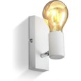 thumbnail image 1 of Wall Sconce, Retro Lamp, Retro Design Wall Sconce, Adjustable And Swivel, E27 Socket, Max 60w, Bulb Not Included White, 1 of 5