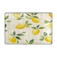 thumbnail image 2 of Non-Slip Area Rug 36"x24" Indoor Washable Floor Mats Carpet Printed for Living Room, Bedroom, Home Decor Lemons and Leaves, 2 of 7