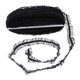 thumbnail image 5 of 50 yardas de cinta elástica con volantes, borde de cinta decorativa, volante de cinta decorativa negro, 5 of 7