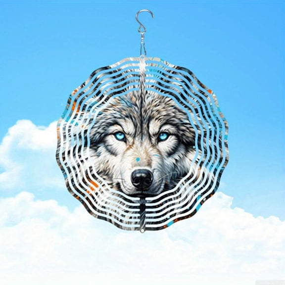 HELLOYOUNG Spring Mandala Wind Spinner Iron Sun Catcher Handcrafted Metal Garden Art 3D Kinetic Sculpture for Outdoor Yard Patio Decor