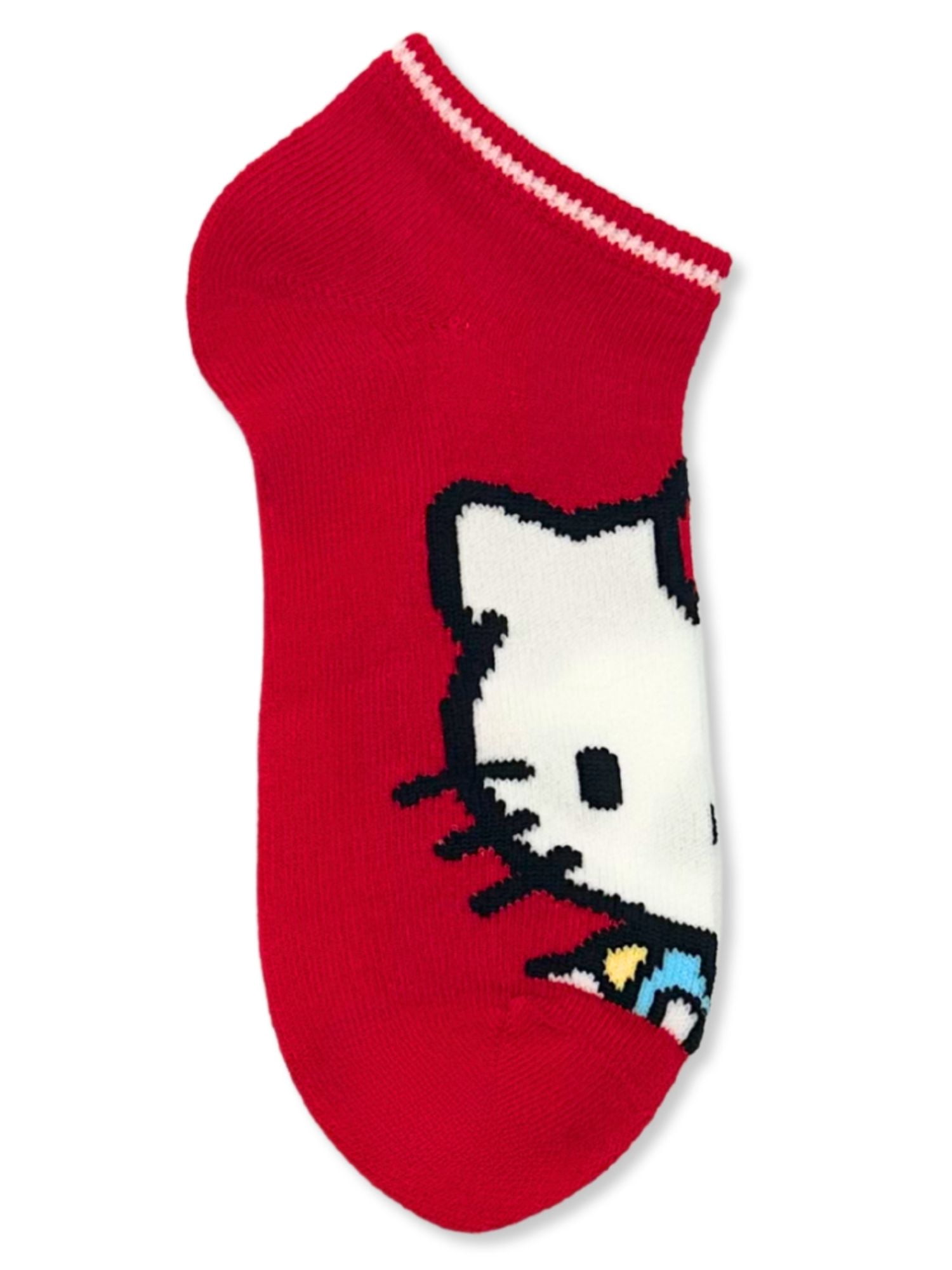 Hello Kitty & Friends Girls No-Show Socks, 5-Pack, Sizes S/M-M/L