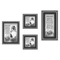 thumbnail image 5 of Picture Frame Set, 4 Piece Customizable Gallery Multi pack, 1-5x7, 1-4x10, 2-4x4, for Tabletop or Wall Display, 5 of 6