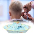 thumbnail image 3 of Lohuatrd Kids Haircut Cape Cartoon Pattern Waterproof Hair Cutting Cape Barber Shop Apron & Bib Foldable Umbrella Design to Hair Catch Hair Grooming Accessories for Boys Girls, 3 of 7