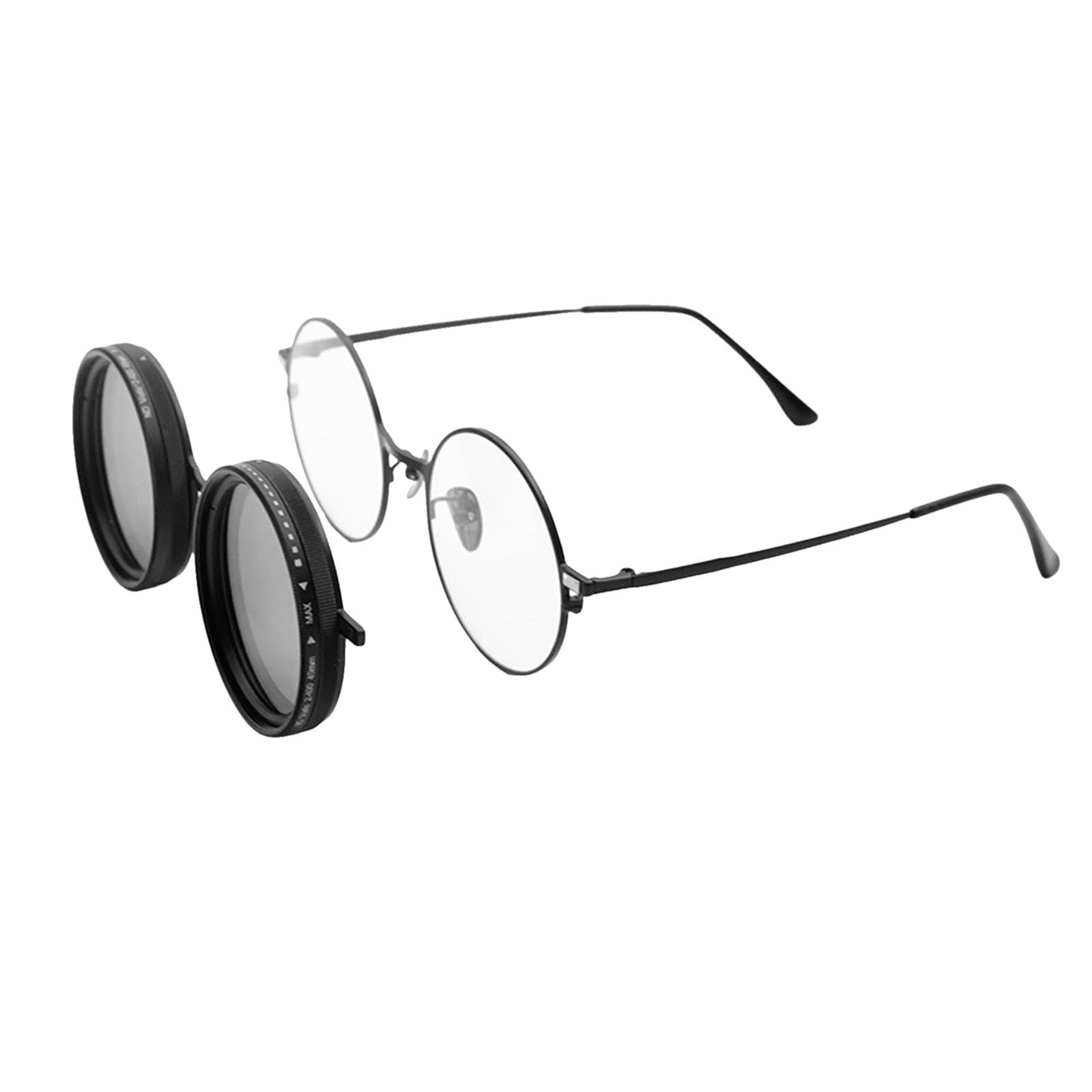 Adjustable Tint Sunglasses for Men â Polarized Round Lenses with ND Filter (1-9 Gears), UV400 Protection & Anti-Glare â for Fishing, Beach, Cycling, Outdoor Adventures