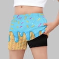 thumbnail image 2 of Odeerbi 5-15 Años Niños Lindos Pantalones de Natación Con Impresión Con Compresión Forrado Cortos de Playa Seco Rápido Con Bolsillos Cortos de La Cintura Elástica, 2 of 6