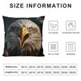 thumbnail image 5 of Orinice Bald Eagle Moon Night Graphic Decorative Cushion Throw Pillow Cover Home Couch Living Room Bed Sofa 12x12in, 5 of 5