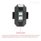 thumbnail image 4 of sweethay Luz de advertencia Universal para motocicleta, lámpara trasera para patinete, alarma, luz trasera intermitente anticolisión, Accesorios para motos, 4 of 6