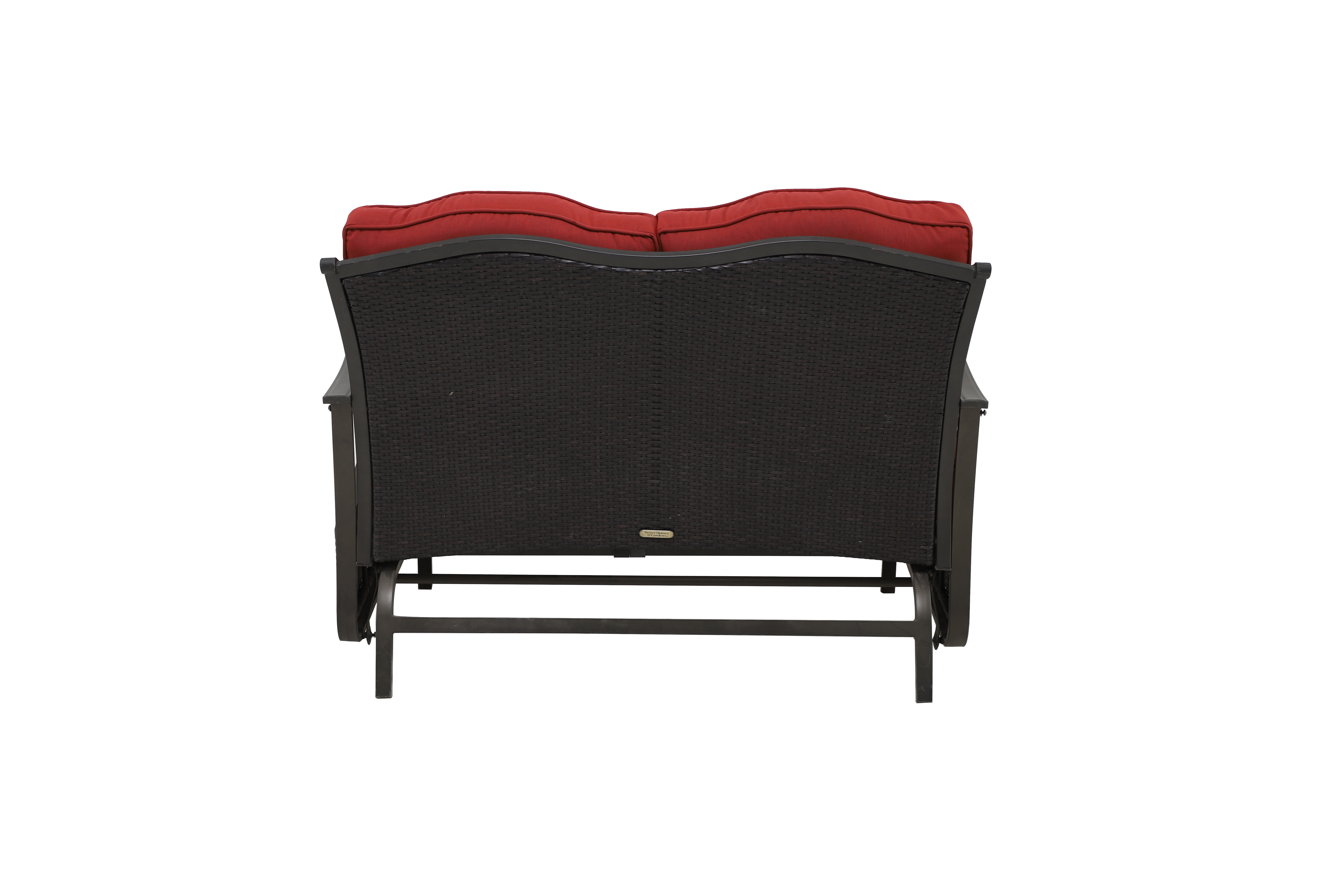 Better Homes & Gardens Providence Steel Outdoor Glider Loveseat - Red - image 4 of 6