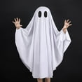 thumbnail image 2 of Disfraz de fantasma blanco para disfraces, capa de Cosplay de Halloween para niños, traje de actuación, capa con capucha para niños y niñas Fridja nalpqowj63763, 2 of 9