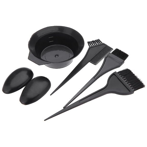 Juego de 5 uds de cuencos y brochas de peluquería, conjunto de herramientas para teñir el cabello en salón
