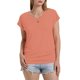 thumbnail image 5 of Eres Más Que una Camisa de Puntuación de Prueba Sexy de Manga Corta Lentejuelas Suelta Camisa de Blusa con Cuello en V, Poliéster, 5 of 9
