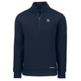 thumbnail image 2 of Men's Cutter & Buck  Navy New York Yankees Roam Eco Recycled Quarter-Zip Pullover, 2 of 3