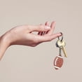 thumbnail image 3 of Basketball Football Rugby Keychain Sport Enthusiast Durable Metal Keyring For Athletes Fans And Players, 3 of 5