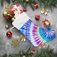 thumbnail image 6 of Coolnut Christmas Stockings 17.7 inch Spiral Tie Dye Xmas Stockings Fireplace Hanging Socks for Kids Family Christmas Decoration, 6 of 6